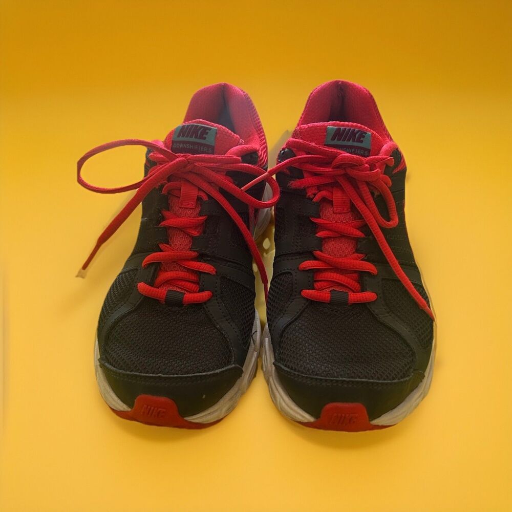 Nike Downshifter 5 Women's Running Shoes Black/Pink/Blue Size 8 [537571-024]